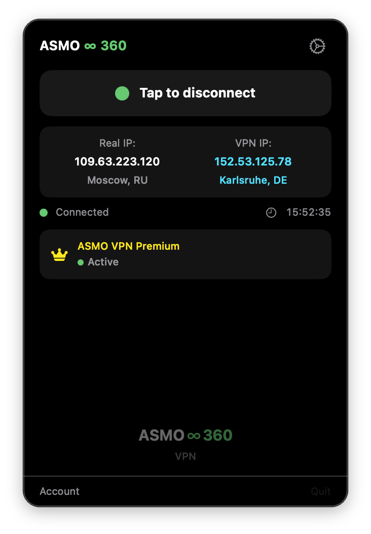 ASMO360 - ASMO360 VPN is Now on Mac — Download on the App Store
